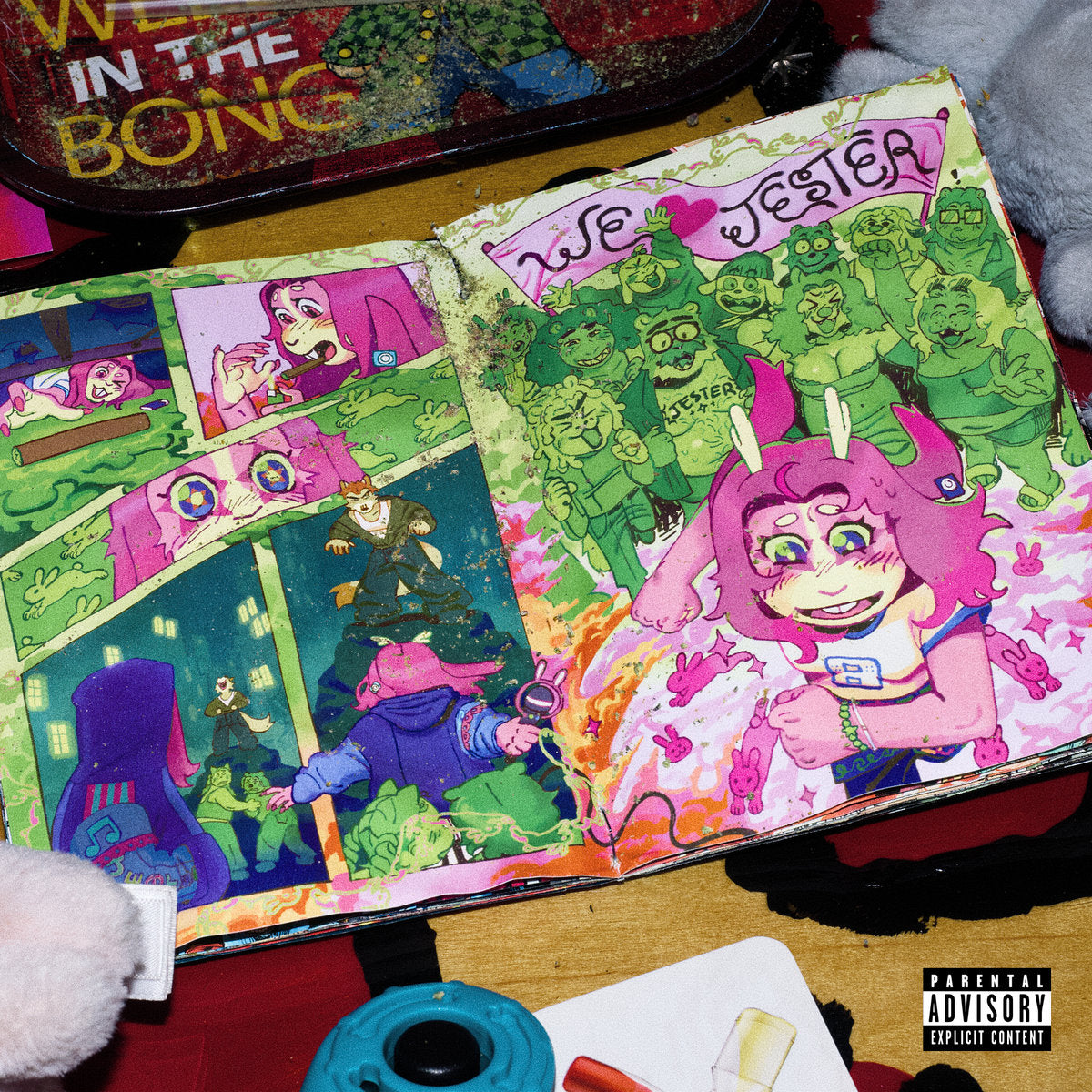 The Adventures of Jester Jackalope by Fraxiom album cover